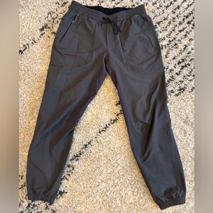 Men’s L Lululemon Dark Gray Textured Joggers